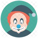 Clown Di Babbo Natale Burlone Burlone Del Circo Icon