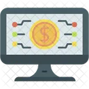 Pago Digital Sistema Bancario Icono