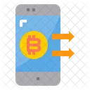 Pago bitcoin  Icono