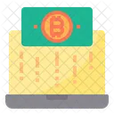 Pago Dinero Bitcoin Criptomoneda Pago Bitcoin Pago Icono