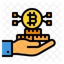 Pago bitcoin  Icono