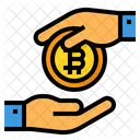 Pago bitcoin  Icono