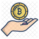 Pago Bitcoin Pago Bitcoin Efectivo Bitcoin Icono