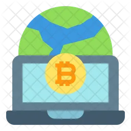 Pago bitcoin  Icono