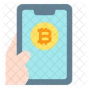 Pago bitcoin  Icono