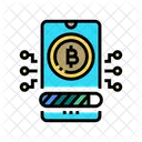 Pago bitcoin  Icono