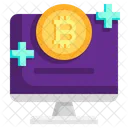 Pago bitcoin  Icono