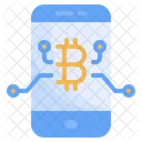 Pago Bitcoin Pago Criptografico Pago En Linea Icono