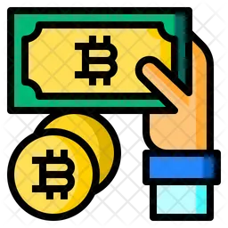 Pago bitcoin  Icono