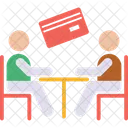 Tarjeta De Cajero Automatico Reunion De Negocios Reunion Icon