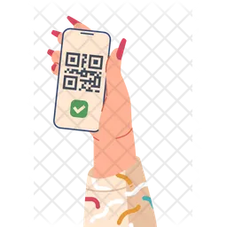 Pago con código QR  Icono