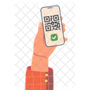 Pago con código QR  Icono