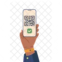 Pago con código QR  Icono