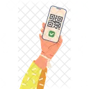 Pago con código QR  Icono