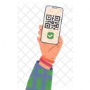 Pago con código QR  Icono