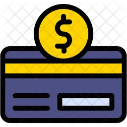 Pago con tarjeta  Icono