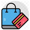 Pago Con Tarjeta De Compra Pago En Linea Pago Electronico Icono
