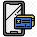 Pago con tarjeta  Icono
