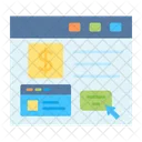 Pago Pago Con Tarjeta Pago En Linea Icono