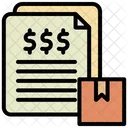 Pago de la factura  Icono