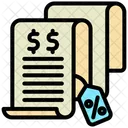 Pago de la factura  Icono