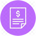 Factura Recibo Pago Icon