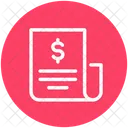 Factura Recibo Pago Icon