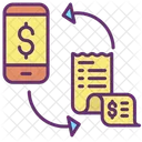 Pago Electronico Movil Pago Movil Pago M Icono