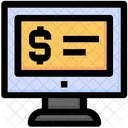 SEO Monitor LCD Icono