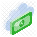 Nube Dinero Ganancias Icono