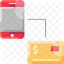 Comercio Electronico Pago Movil Tarjeta De Credito Icono