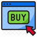 Comprar Ir De Compras En Linea Icono