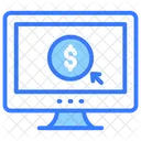 Pago Por Clic Ppc Cursor Icono