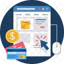 Pago Por Clic Costo Por Clic Ppc Icono