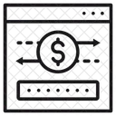 Transferencia De Pago Pasarela De Pago Pasarela En Linea Icono