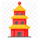 Pagoda Chino Religioso Icono