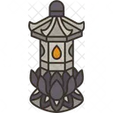 Pagoda Lotus Lantern Icon