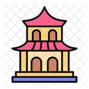 Temple Building Architecture Icon