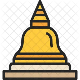 Pagoda budista  Icono