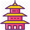 Pagoda Hitos China Icono