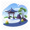 Pagoda view  Icon