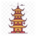 Pagode Icône