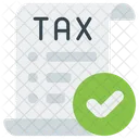 Paid Pay Tax Icon