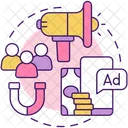 Paid Ad Digital Icon