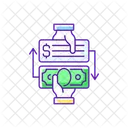 Paid check cashing  Icon