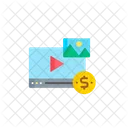 Paid Content Advertisement Promotion Icon