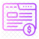 Paid Content  Icon