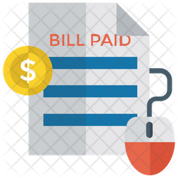 Paid Invoice Icon - Download in Flat Style