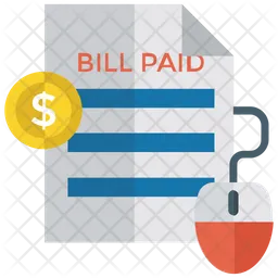 Paid Invoice  Icon