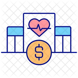 Paid medical clinic  Icon